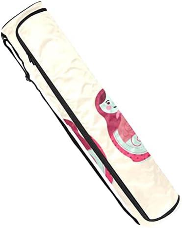 Yoga Mat Taşıyıcı Çanta Omuz Askısı ile Rus Yerleştirme Bebekler, 6.7x33. 9in / 17x86 cm Yoga Mat Çantası Spor Çanta
