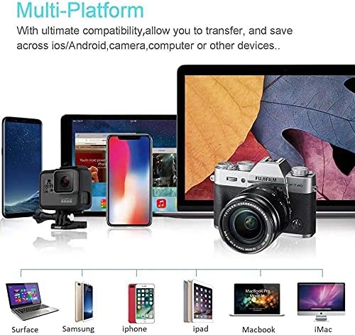 Samsung Galaxy A72 ile Uyumlu BoxWave Akıllı Gadget (Boxwave'den Akıllı Gadget) - AllReader SD Kart Okuyucu, Samsung