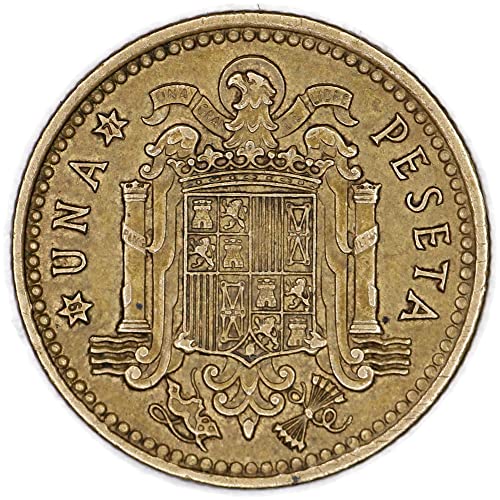 1966 ES İspanya 1966/71 KM 796 Francisco Franco 1 Peseta Çok İyi