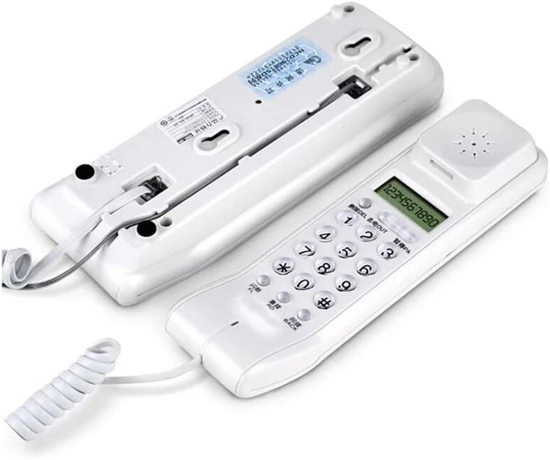MXIAOXIA Kablolu Telefon Çift lcd ekran, Arayan KİMLİĞİ, Çift Sistemler, Ayarlanabilir Zil Sesi Masa Duvar Telefonu