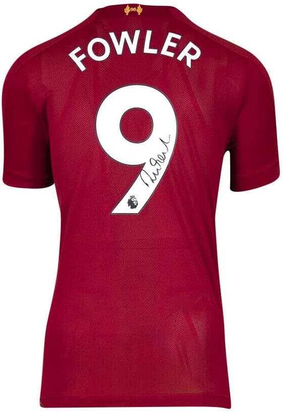 Robbie Fowler İmzalı Liverpool Forması 2019-2020-9 Numara İmzalı Forma-İmzalı Futbol Formaları
