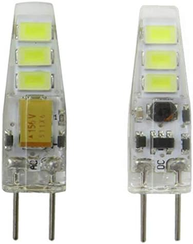 G4 LED Ampuller G4 Bi-Pin Bankası 0.5 W(5 W Halojen Ampul Eşdeğer) soğuk Beyaz 6000 K LED Ampuller için Peyzaj Tavan