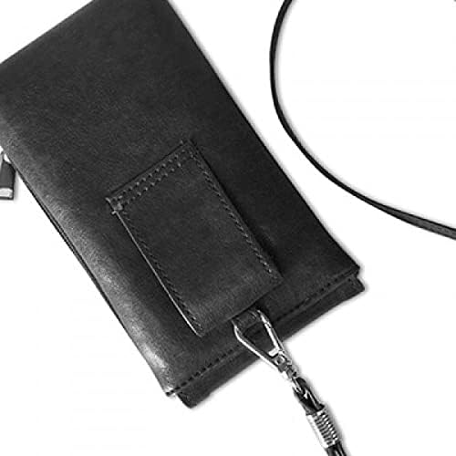 Japon Kültürü Kahverengi Siyah Telefon Cüzdan çanta Asılı Cep Kılıfı Siyah Cep