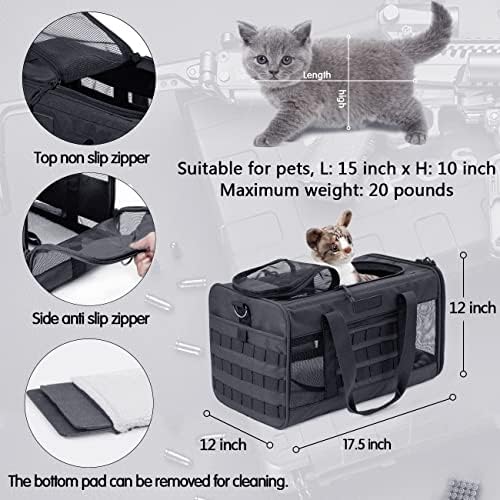 VEAGIA Yumuşak Kedi Taşıyıcı, evcil hayvan taşıyıcı, kedi çantası Taşıyıcıları 25 Yaşın Altındaki Orta Kediler için