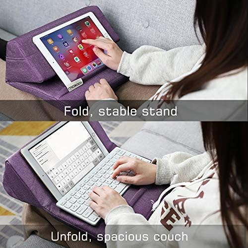 MoKo Tablet Yastık Standı, Yumuşak Yatak Yastık Tutucu, 11 Ped'e kadar sığar, iPad 10th ile uyumlu, iPad Pro 11 2022,