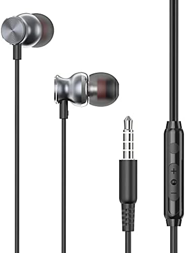 Kablolu Kulaklık Hi-Fi Ses Kulaklık Handsfree Mic Kulaklık Metal Kulaklık kulak Kulaklık ile Uyumlu Sonim XP3