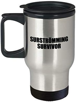 Surstromming Seyahat Kupası-Komik Surstromming Hediyesi-İsveç Hediyesi-Surstromming Survivor