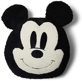 Yalınayak Rüyalar CozyChic Disney Klasik Mickey Mouse Yastık, Siyah Çok, Bir Boyut