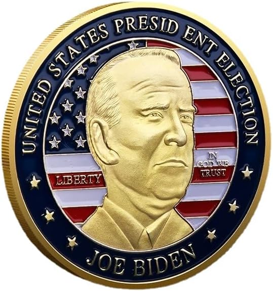 2021 ABD Başkanı Seçimi Biden Altın Rengi hatıra parası Mücadelesi Coin altın madalyonlar Koleksiyon (Altın)