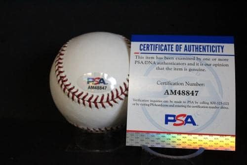 Max Lanier İmzalı Beyzbol İmzası Otomatik PSA / DNA AM48847 - İmzalı Beyzbol Topları