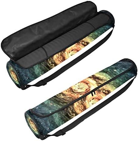RATGDN Yoga Mat Çantası, Spiral Galaxy Uzay Egzersiz Yoga matı Taşıyıcı Tam Zip Yoga Mat Taşıma Çantası Ayarlanabilir