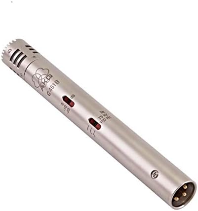 AKG Pro Ses Yoğunlaştırıcı Mikrofon, Nikel, 3,50 x 5,90 x 11,70 inç (C451B)