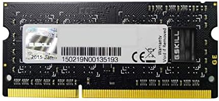G. Beceri 2GB DDR3 PC3 - 12800 CL9 SQ Serisi Tek Dizüstü Bellek Modülü