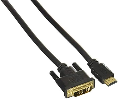 Rocstor Premium HDMI-DVI - D Kablosu-M / - 6 Ft-1 X DVI-D Erkek-1 X Erkek HDMI-Altın Kaplama Kontaklar-Siyah