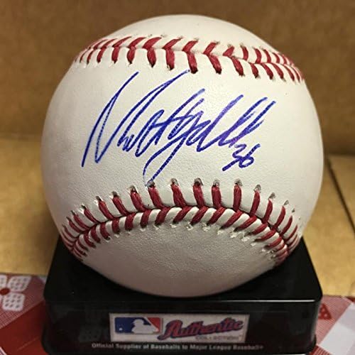 Matt Magill Los Angeles Dodgers M. l. coa İmzalı Beyzbol Topları ile İmzalı Beyzbol