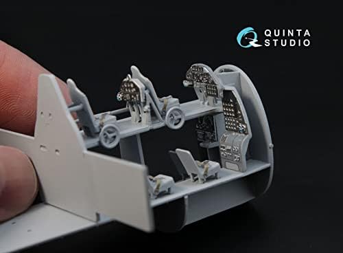 Quinta Studio QD72005 - 1/72 Pe-8 (TB-7)için 3D Baskılı ve Renkli İç Mekan