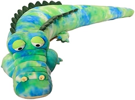 SSxgslbh 1 Adet 80-170 cm Renkli Timsah peluş oyuncak Dolması Yumuşak Hayvan Yastık Ev Dekorasyon doğum günü hediyesi
