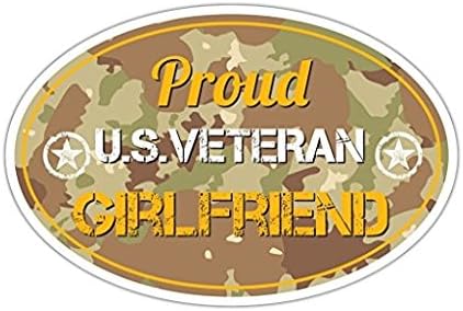 Gurur ABD Veteran Kız Arkadaşı GF Askeri tampon çıkartması Vinil Çıkartması Askeri Kamuflaj