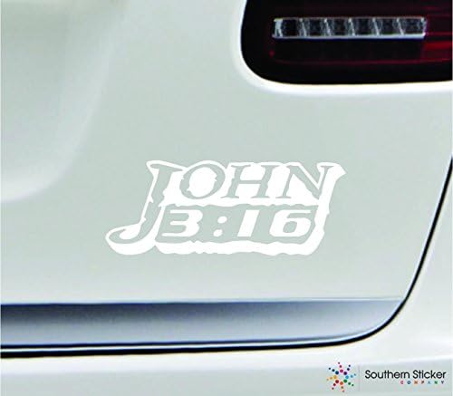 John 3-16 Işareti Beyaz Yazı Tipi Din İncil Ayet Araç Sembolü Aşk Mizah Amerika Birleşik Devletleri Renkli Etiket