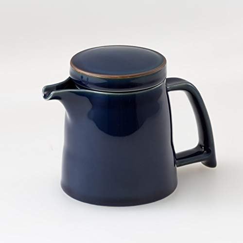 Ergonomik Modern Çaydanlık-Japon El Yapımı Çanak Çömlek, Hasami Gereçleri, Porselen, Tutması Kolay-Mavi