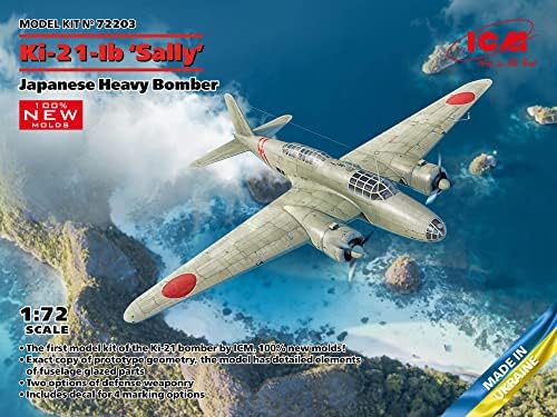 ICM 72203-Kı-21-Ib 'Sally', Japon Ağır Bombardıman Uçağı-Ölçek 1: 72