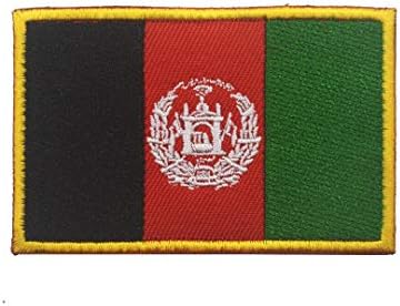 OYSTERBOY Afganistan Cumhuriyeti Ülke Bayrağı Taktik Yama Kanca ve Döngü (2 adet)