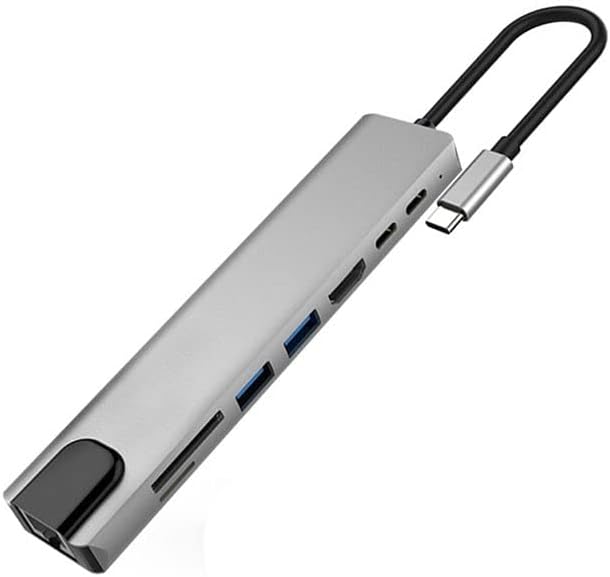 8 in1 USB C'den C Tipi USB 3.0 Hub'a