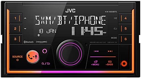 JVC KW - X850BTS USB Portlu Bluetooth Araç Stereo Dijital Medya Alıcısı, AM / FM Radyo, MP3 Çalar, Alexa, Android,