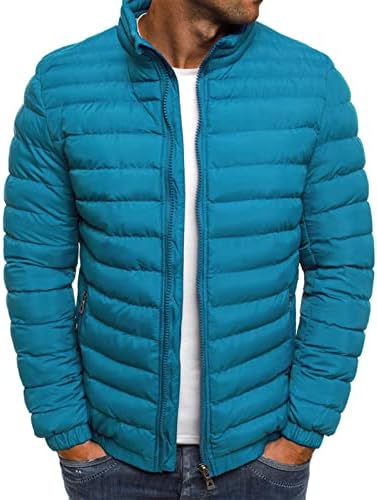 FSAHJKEE ağırlık Aşağı Ceket Erkekler, 2022 Kış Uzun kollu Palto Rahat Kalın Fit Moda ağırlık Dış Giyim yağmur montları