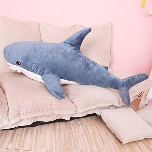 Uongfi 60 cm Peluş Köpekbalığı Oyuncaklar Yumuşak Doldurulmuş Hayvan Rusya Köpekbalığı peluş oyuncaklar Yastık Minder