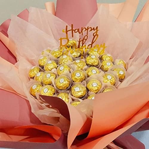 60 Adet Şeffaf Çikolata Topları Tutucu: Plastik Yuvarlak Şeker Ambalaj Kutuları Buket Çiçek Ambalaj Destek Rafı