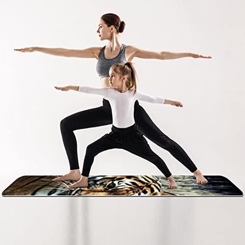 Yoga Mat, Ev Egzersiz için Yoga Paspaslar, Egzersiz Mat, Egzersiz Paspaslar, Pilates Mat, hayvan kaplan desen