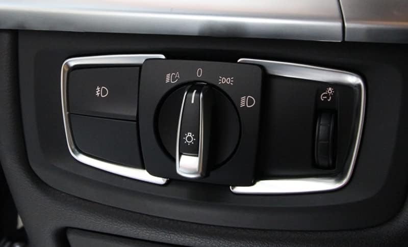 Eppar Yeni koruyucu ışık kontrolü düzeltir ile Uyumlu BMW X6 F16 2015-2019 (Gümüş)
