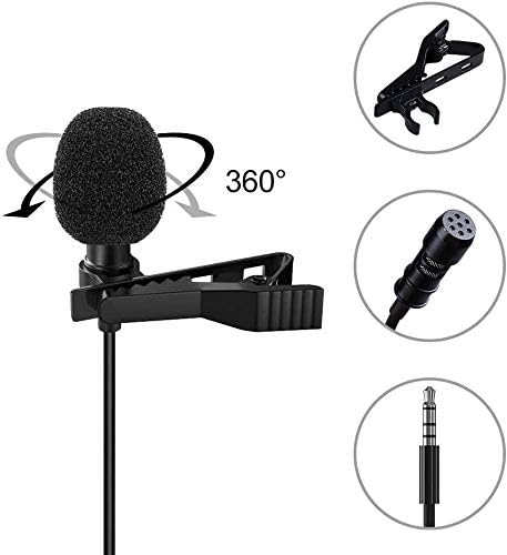 Yaka Mikrofonu Klip Mikrofonlar Tek Yönlü Kondenser Kayıt Mikrofon YouTube Röportaj Video