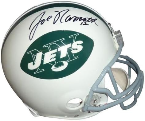 Joe Namath İmzalı New York Jets Otantik Pro Line Kask-İmzalı NFL Kaskları