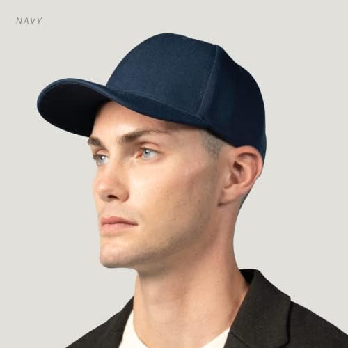 KISIK.KAPAKLAR Günlük Premium yuvarlak şapka Yapılandırılmış Düz Beyzbol Kapaklar Erkekler Kadınlar için Ayarlanabilir
