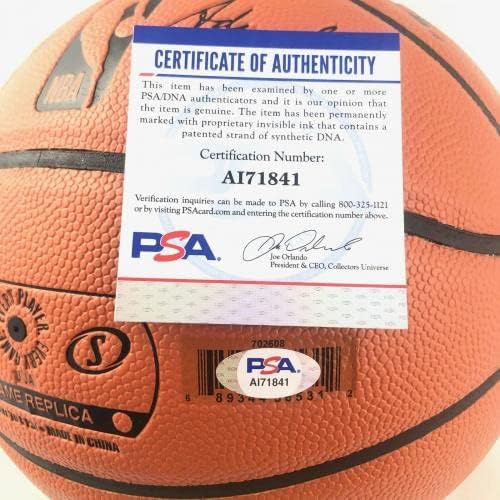 Kyle Kuzma imzalı Basketbol PSA / DNA Fanatikleri Los Angeles Lakers imzalı - İmzalı Basketbollar