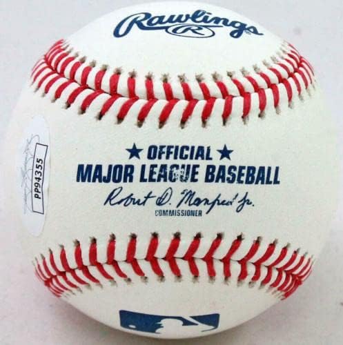 Vladimir Guerrero Jr. İmzalı Rawlings OML Beyzbol-JSA İmzalı *Mavi İmzalı Beyzbol Topları