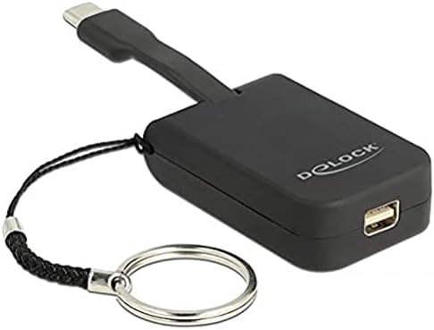 DeLOCK 63939 USB Tip-CTM Adaptörü Mini Displayport'a (DP Alt Modu) 4K 60 Hz Anahtarlık