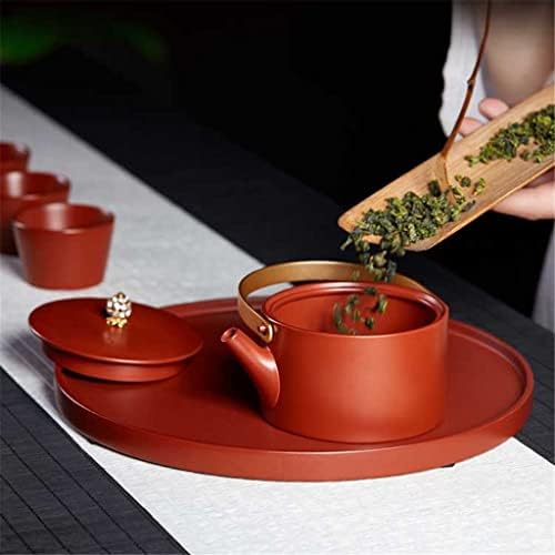 WİONC Mor Kil Kung Fu çay seti demlik Fincan Zisha Gaiwan Çay Isıtıcılar Töreni Drinkware Teaware seti (Boyut: Stil