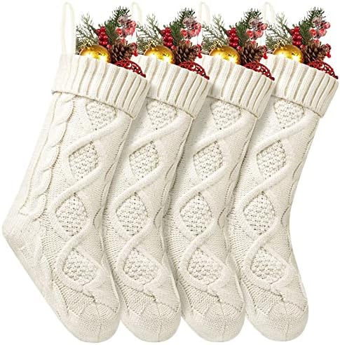 Hediye Dekorasyon Çuval Örgü 4 Dolgu Çorap Noel Kişiselleştirilmiş Çorap Paketi varis çorabı Kadınlar için