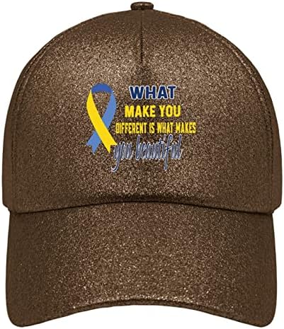 Çocuk Beyzbol Şapkası Beyzbol Şapkası Çocuğu için Dünya Down Sendromu Günü Şapkaları, Sizi farklı kılan şey Sizi