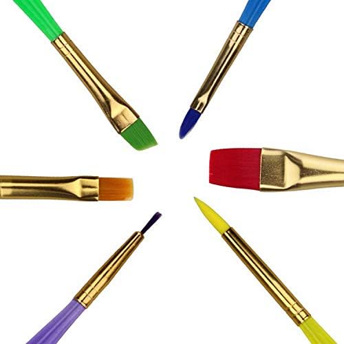 Omıgga Boyama alet setleri, 34 Adet Boya Malzemeleri Dahil Çok Boyutlu boya kalemi Fırçalar Boya kapaklı Bardaklar