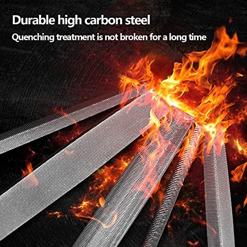 ALREMO HUANGXING-Metal Dosya Yüksek Karbonlu Çelik Yassı / Üçgen / Yarım Yuvarlak / Kare / Yuvarlak Dosya,Ağaç İşleme,