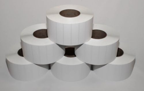 Compulabel Termal Transfer Nakliye Etiketleri, 3 1/2 inç x 1 inç, Beyaz, Kalıcı Yapıştırıcı, Etiketler Arasındaki