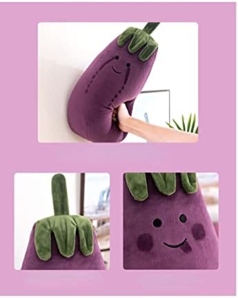 AOOF peluş oyuncak yüz Değiştirme Patlıcan Bebek Yüz İfadesi Oyun Yumuşak Patlıcan Yastık 80cm1. 6