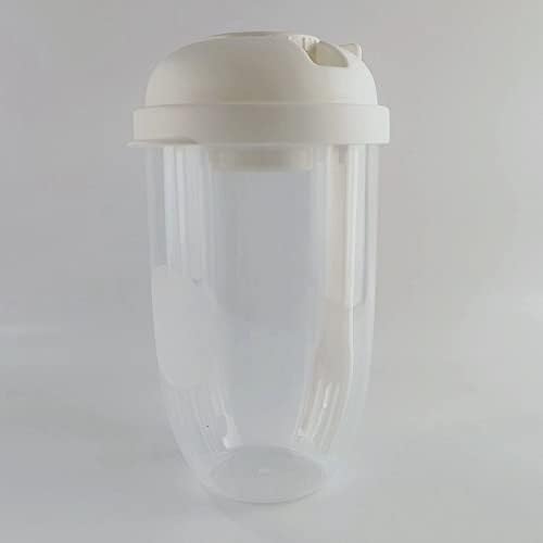 Taze Sebze Paket Servis kapları Seti, Çatal ve Kapı Kapılı Şeffaf Plastik Plastik Plastik Bardaklar, Beyaz