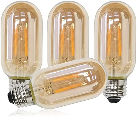 CTKcom T45 E26 Amber Antik LED Edison Ampul, T14 LED Tübüler Vintage Antik Dim led Ampul, 2 Watt 120 V 2200 K Sıcak