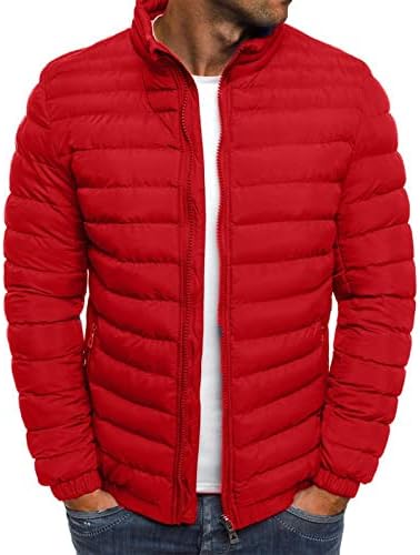 ADSSDQ kışlık ceketler Erkekler İçin, Tatil Giyim Erkek Artı Boyutu Kış Moda Uzun Kollu Orta Ağırlık Ceket Windproof5