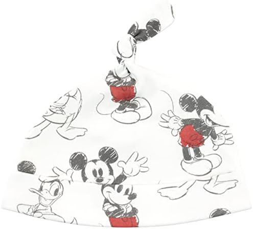 Disney Bebek Erkek Mickey Mouse ve Donald Ördek Footies Şapka ve Önlük Kıyafet 5 Parça Set